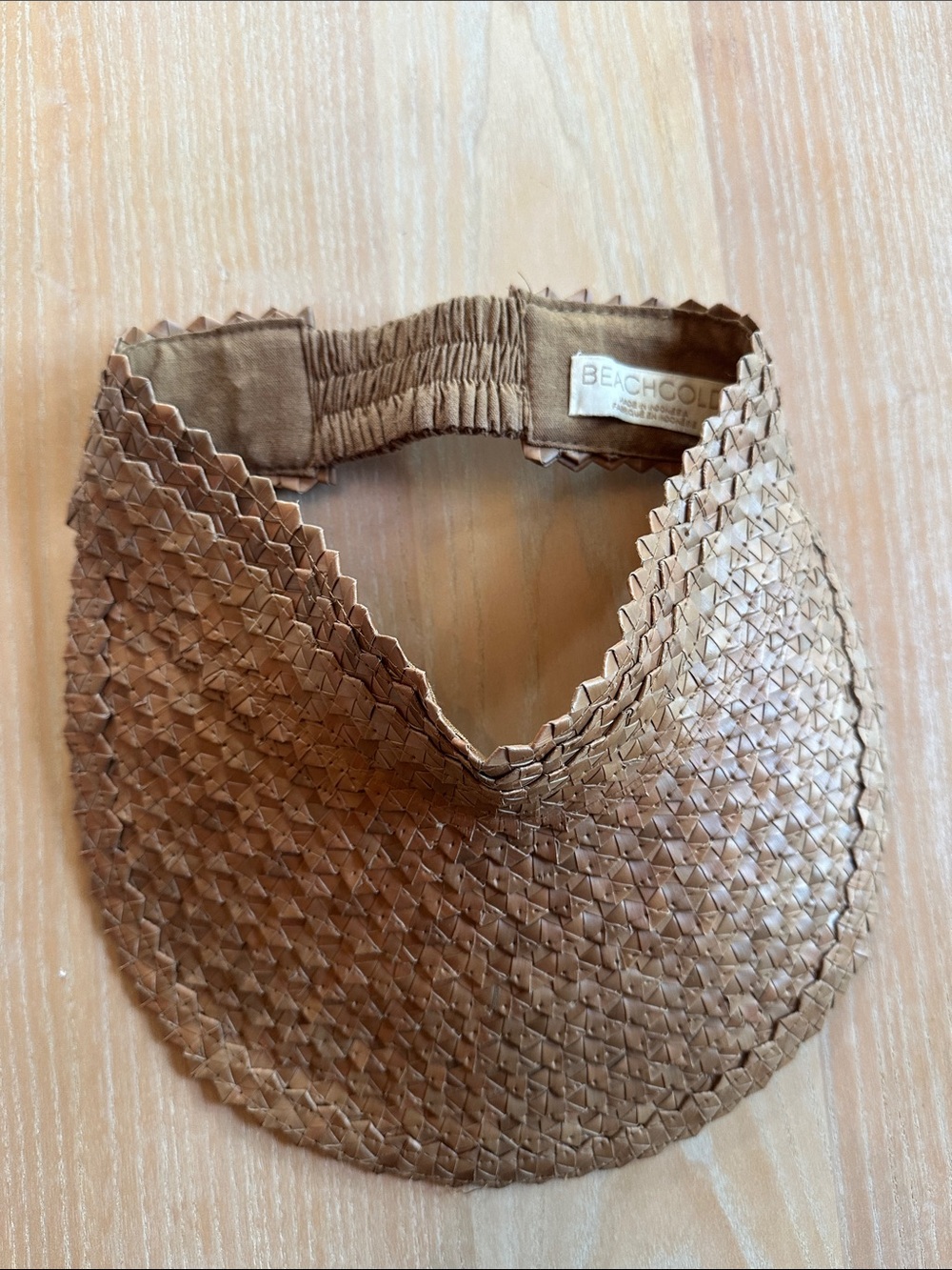 Straw visor